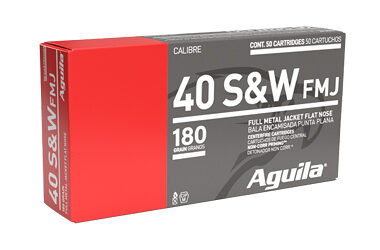 AGUILA 40SW 180GR FMJ 50/1000