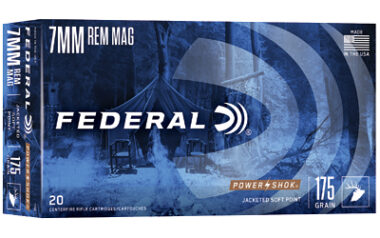 FED PWRSHK 7MM MAG 175GR SP 20/200