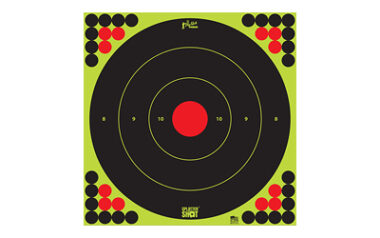 PRO-SHOT TARGET 17" GRN BULLSEYE 5PK