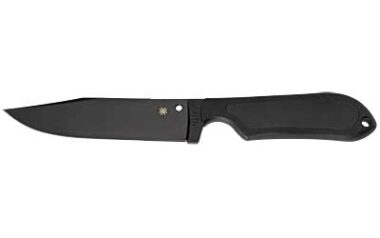 SPYDERCO STREET BOWIE BLK W/SHEATH