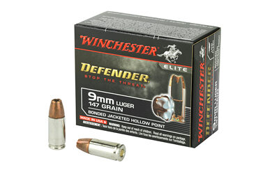 WIN DEFENDER 9MM 147GR JHP 20/200
