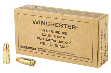 WIN SERVICE GRADE 9MM 115GR 50/500