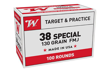 WIN USA TRGT 38SPL 130GR FMJ 100/500