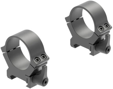 Leupold 174076 QRW2 Cross-Slot Scope Ring Set Matte Black Steel 30mm Tube Medium Quick Release Picatinny/Weaver