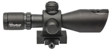Firefield FF13064 Barrage Matte Black 2.5-10x40mm Illuminated Red/Green Mil-Dot Reticle