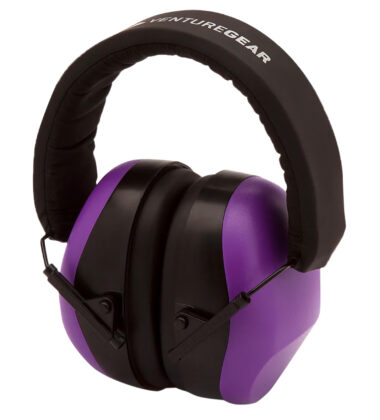 Pyramex VGPM8065C Venture Gear V80 Muff Foam 26 dB 32 dB Over the Head Purple/Black Adult 1 Pair