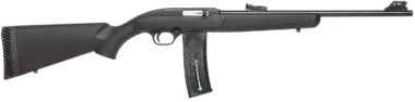 Mossberg 37073 702 Plinkster Full Size 22 LR 25+1 18" Blued Steel Barrel, Blued 3/8" Dovetail Receiver, Black Fixed Synthetic Stock, Right Hand