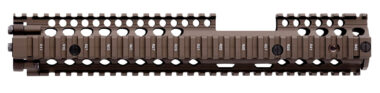Daniel Defense 0100408030 M4A1 FSP RIS II Handguard 12.25" 2-Piece, Free-Floating Style Made of 6061-T6 Aluminum with Flat Dark Earth Anodized Finish & Picatinny Rail for AR-15