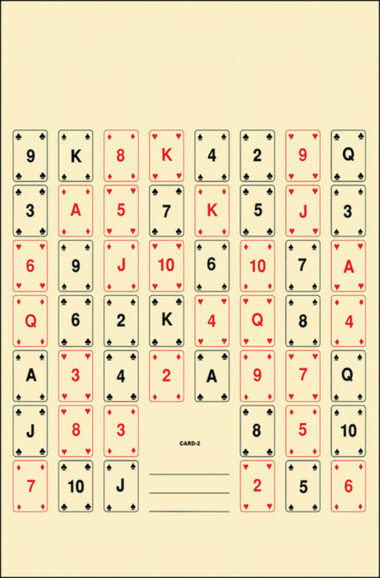 Action Target CARD2100 Entertainment 52 Playing Cards Paper 22.50" x 24" Multi-Color 100 Per Box