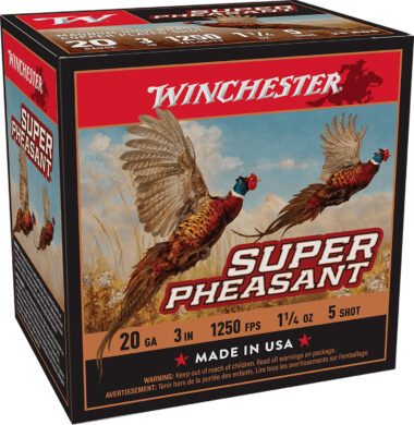 Winchester Ammo X203PH5 Super Pheasant Magnum High Brass 20Gauge 3" 1 1/4oz 5Shot 25 Per Box/10 Case