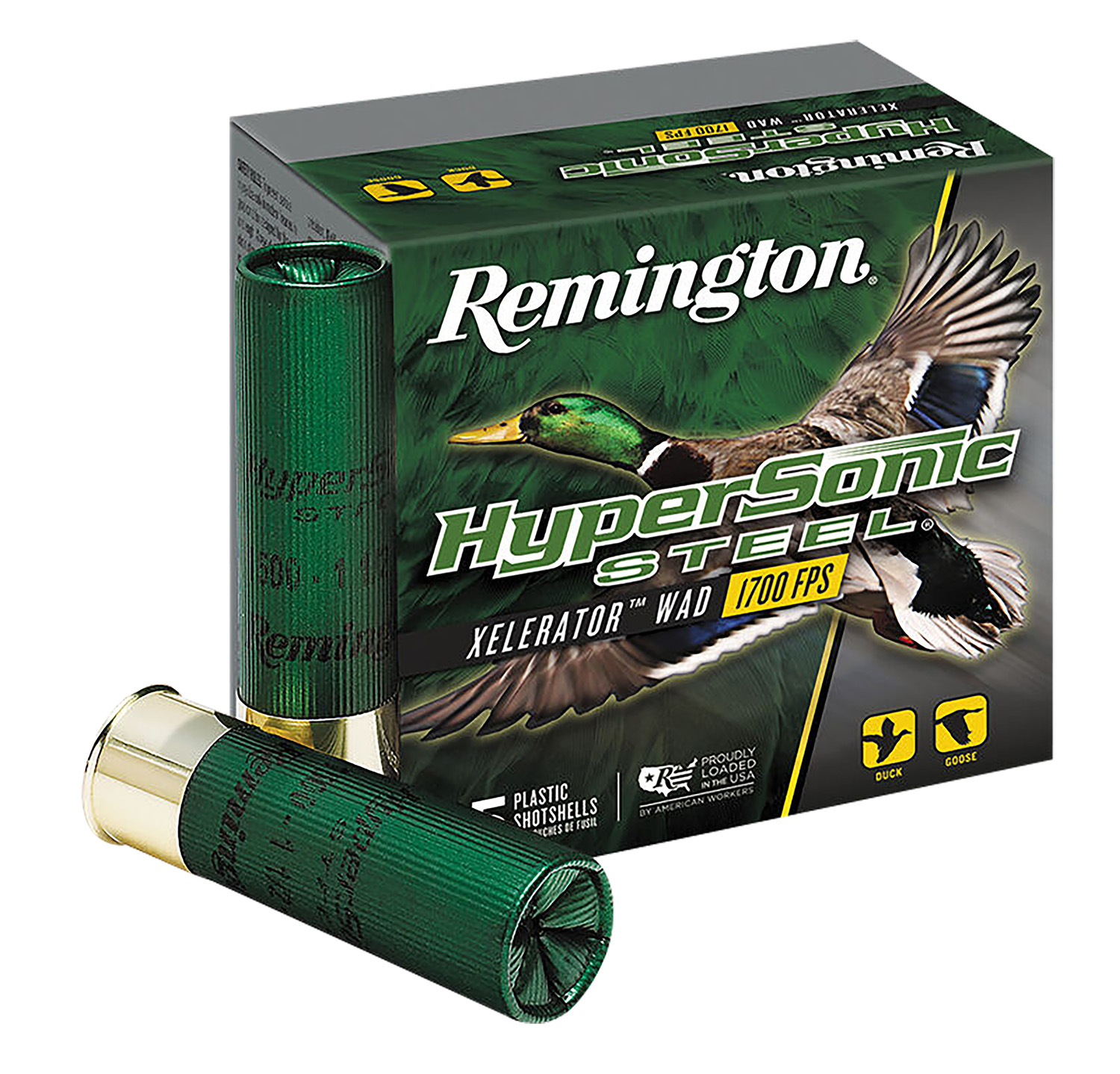 Remington Ammunition 26743 HyperSonic Steel 12Gauge 3" 1 1/8oz 2Shot 25 Per Box/10 Case