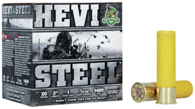 HEVI-Shot HS62001 HEVI-Steel  20Gauge 3" 7/8oz 1Shot 25 Per Box/10 Case