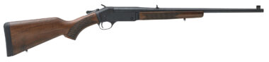 Henry H015350 Single Shot 350 Legend Caliber with 1rd Capacity, 22" Barrel, Overall Blued Metal Finish & American Walnut Stock, Right Hand (Full Size)