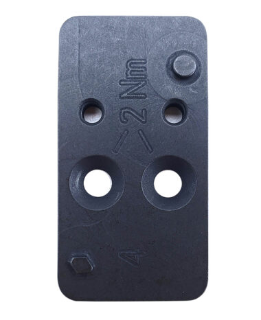 HK 50254264 Optic Plate #4 Black Steel, Fits HK VP9 OR Leupold DeltaPoint Pattern Footprint Mount
