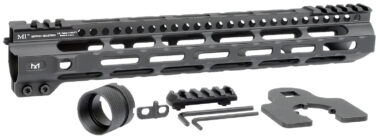 Midwest Industries MIULW12625 Ultralight AR-15 Black Hardcoat Anodized Aluminum/Polymer 12.625" Picatinny/M-LOK