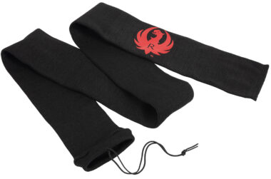 Ruger 13401 Gun Sock  52" Rifle Or Shotgun, Black Knit With Ruger Logo