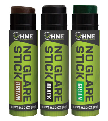 HME HMESTK3PK Face Paint No Glare Black/Brown/Dark Green Stick