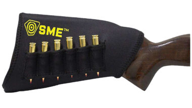 SME SMERSRSL Stock Riser  with Shell Loop Black Neoprene