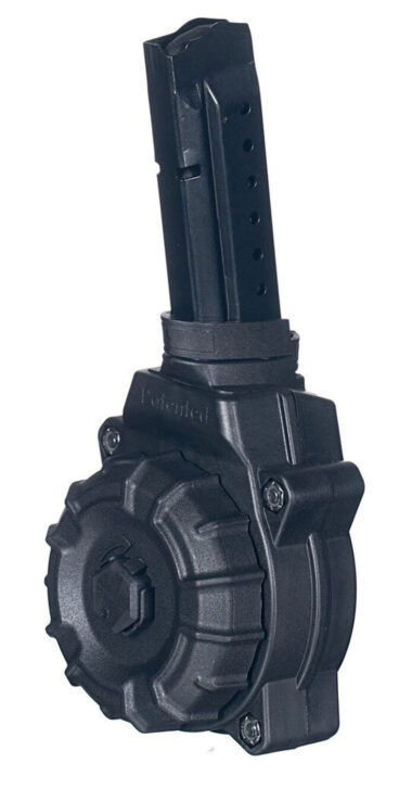 ProMag DRMA27 Standard  30rd Drum 9mm Luger Compatible w/ Glock 17/19 Black DuPont Zytel Polymer