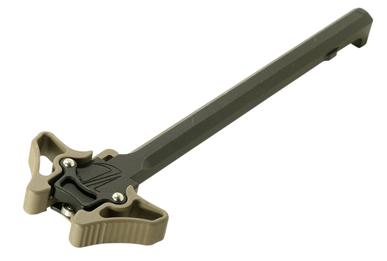 TIMBER CREEK OUTDOOR INC EMAMBICHFDE Enforcer Mini Ambidextrous Charging Handle AR-Platform Flat Dark Earth Cerakote Aluminum