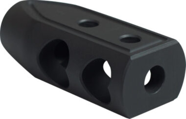 Timber Creek Outdoors 9MMHBBLC Heart Breaker Muzzle Brake Black Cerakote with 1/2"-28 tpi Threads for 9mm AR-Platform