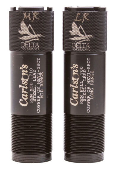 Carlson's Choke Tubes 07260 Delta Waterfowl  Remington Rem Choke 12 Gauge Mid/Long Range Knurled 17-4 Stainless Steel