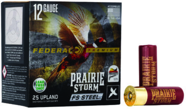 Federal PFSX147FS4 Premium Prairie Storm FS 12Gauge 2.75" 1 1/8oz 4Shot 25 Per Box/10 Case