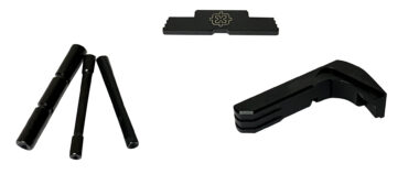 Cross Armory CRG5OKBK 3 Piece Kit  Extended Compatible w/ Glock 17/19/26/34 Gen5 Black Steel/Aluminum