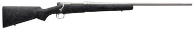 Winchester Guns 535242299 Model 70 Extreme Weather 6.8 Western Caliber with 3+1 Capacity, 24" Barrel, Matte Stainless Metal Finish & Gray Webbed Black Fixed Bell & Carlson Stock Right Hand (Full Size)