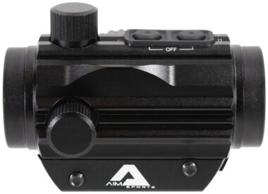 Aim Sports RD120PE Micro Dot 5 MOA Black Anodized 1x20mm Red/Green Dual Illuminated