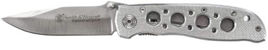 Smith & Wesson Knives CK105HCP Extreme Ops  3.22" Folding Drop Point Plain 7Cr15MoV SS Blade Aluminum Handle Includes Pocket Clip