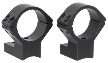 Talley 75X702 Scope Mount/Ring Combo  Black Aluminum 30mm Tube Winchester Model 70 High Rings 0 MOA
