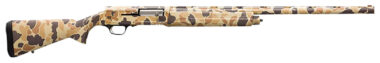 Browning 0119082004 A5  12 Gauge 28" Barrel 3.5" 4+1, Full Coverage Vintage Tan Camo, Textured Synthetic Stock With Close Radius Pistol Grip