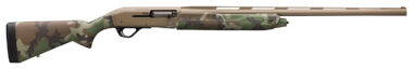 Winchester Repeating Arms 511290391 SX4 Hybrid Hunter 12 Gauge 26" 4+1 3" Flat Dark Earth Cerakote Rec/Barrel Woodland Camo Stock Right Hand (Full Size) Includes 3 Invector-Plus Chokes