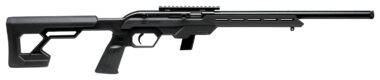 Savage Arms 45114 64 Precision 22 LR 10+1 16.50" Matte Black Threaded Heavy Carbon Steel Barrel, Drilled & Tapped Carbon Steel Receiver, M-Lok Compatible Forend, Black Synthetic Chassis Stock