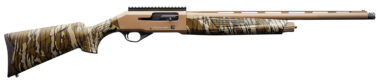 Charles Daly 930313 601  12 Gauge 4+1 3" 24" Vent Rib Barrel, Flat Dark Earth Aluminum Receiver, Mossy Oak Bottomland Synthetic Stock, Fiber Optic Front/Picatinny Rail Rear, Includes 3 Choke Tubes