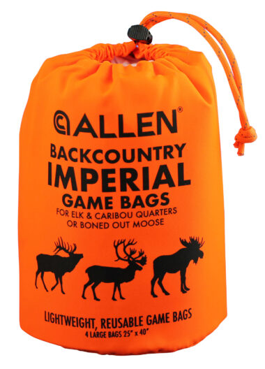Allen 6590 BackCountry Imperial Elk Game Bag Set Orange Polyester 4 Bags