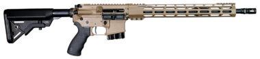 Alexander Arms RTA65DE Tactical  6.5 Grendel 10+1 16" Black Threaded Barrel, Flat Dark Earth Cerakote Picatinny Rail Aluminum Receiver, M-LOK Handguard, Black Synthetic B5 Bravo Stock, Black A2 Grip