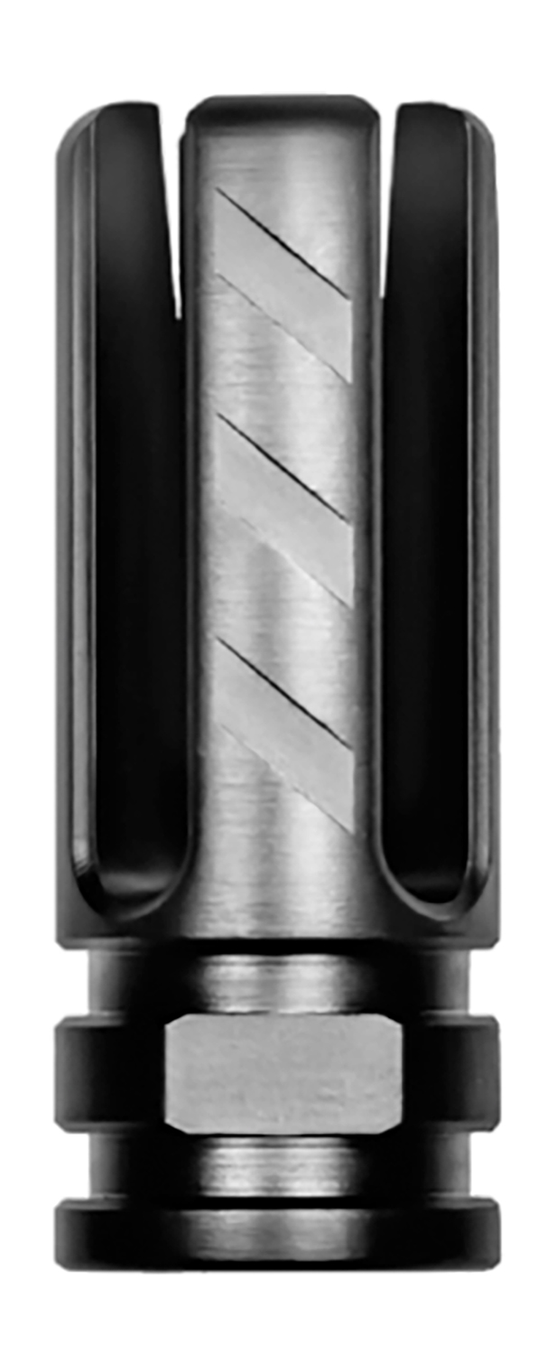 Rise Armament RA-703-223-BLK Veil Flash Hider Black Nitride Finish 416R Stainless Steel with 2.25" OAL for 22 Cal AR-15
