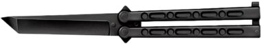 Cold Steel CS-92EAB FGX Balisong 5" Folding Plain Tanto Black Griv-Ex Blade/Handle