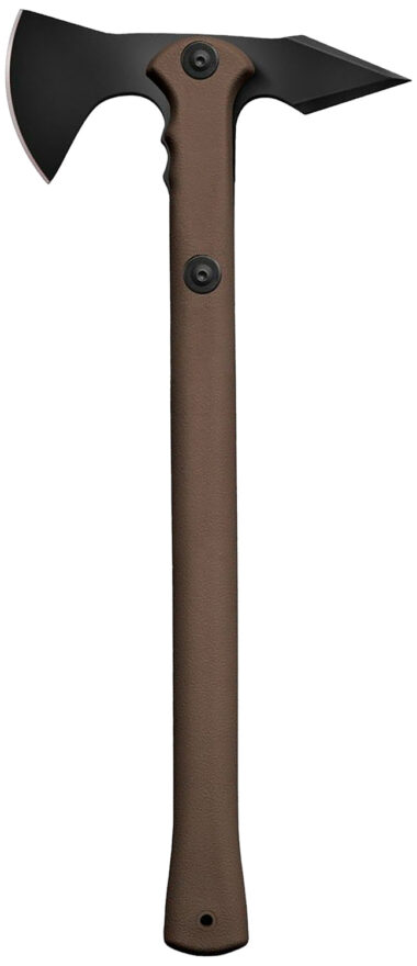 Cold Steel CS90PTHF Trench Hawk  3.50" Blade 1055 Carbon Steel Blade Flat Dark Earth Polypropylene Handle 19"