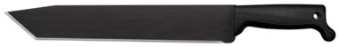 Cold Steel CS97BTMS Tanto  13" Black Matte Baked-On Anti Rust 1055 Carbon Steel Blade/ Black Polypropylene Handle 15.63" Long Includes Sheath