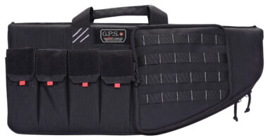GPS Bags T30ARB Tactical AR Case 30" Black 1000D Nylon with Mag & Storage Pockets, Lockable Zippers, External Handgun Pocket & DuPont Teflon Coating