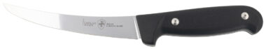 Templar Knife K6BBK362 Boning  6" Fixed Plain Damasteel Blade, 5" Black G10 Handle