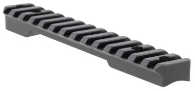 Talley PSM258763 Fierce Picatinny Rail  Black Anodized Short Action 20 MOA