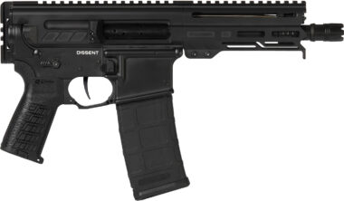 CMMG 30A0E33AB Dissent  300 Blackout 30+1 6.50", Black Cerakote Rec, OEM Grip, Picatinny Buffer Adapter, Zeroed Drop-In Single Stage Trigger