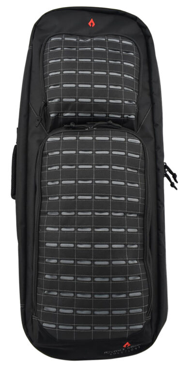 Advance Warrior Solutions FR36RBPBL/GR Frame  36" L Backpack with Side Handle, Black Polyester for Tactical Rifle, Molle Front