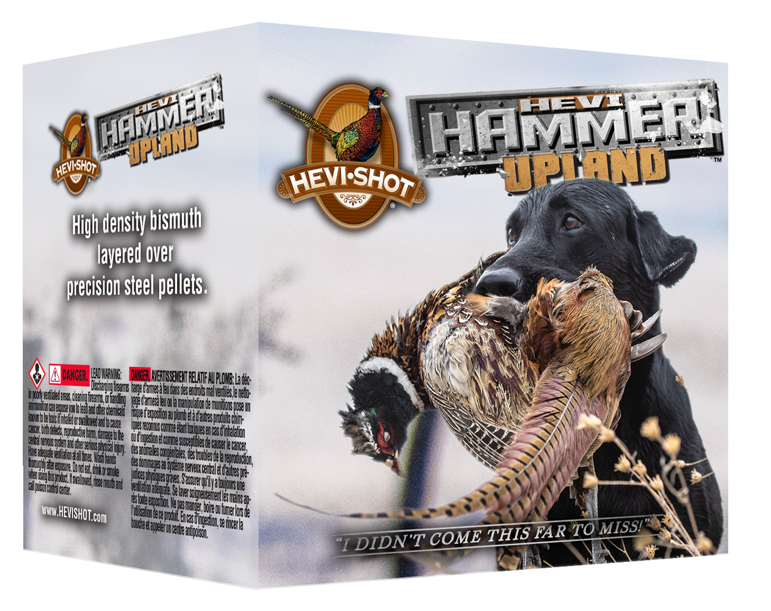 HEVI-Shot HS29105 HEVI-Hammer Upland 12Gauge 2.75" 1 1/4oz Steel/Bismuth 5Shot 25 Per Box/10 Case