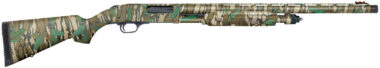 Mossberg 62232 835 Ulti-Mag Full Size 12 Gauge Pump 3.50" 5+1 24" Mossy Oak Greenleaf Vent Rib Barrel & Optic Ready Receiver, Oak Greenleaf Synthetic Stock, Right Hand