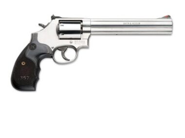 SMITH AND WESSON 357MAG SER 357M/38S 7" SS/LAM